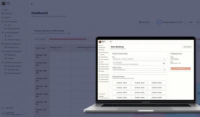 BIBBOSC Sports Center booking platform